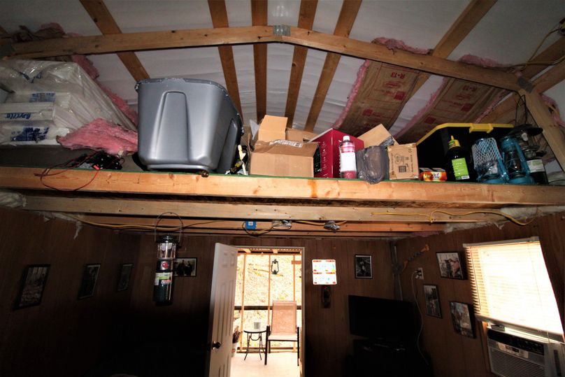 065 overhead storage area above front door