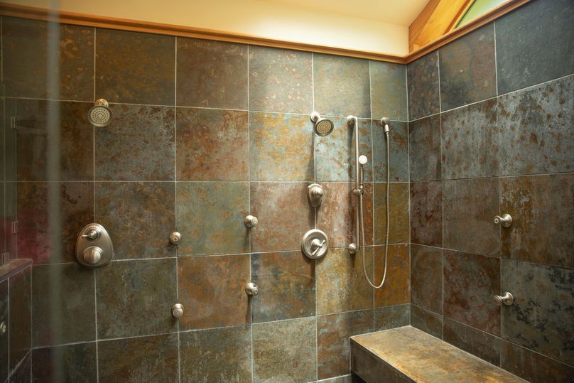 12 multi head shower in master bath-2