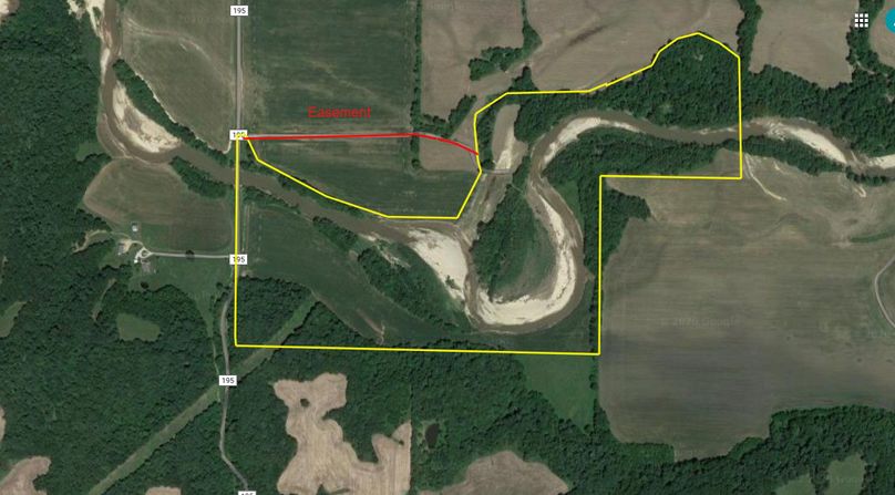 Marion 103 aerial w easement