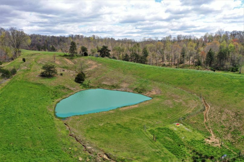 029 aerial drone shot of the biggest of the 3 ponds