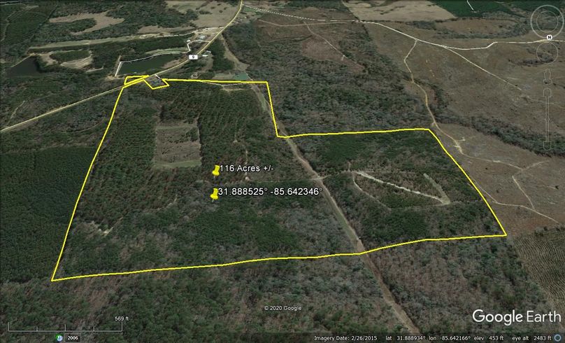 Aerial 4 approx. 116 acres barbour county, al