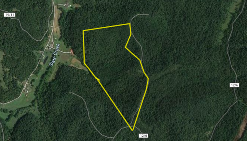 Aerial close up - vincent - wirt county - 125 acres 