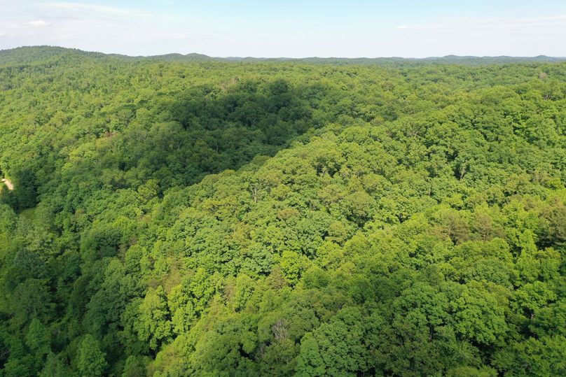 009 aerial drone shot from the south boundary looking to the northeast
