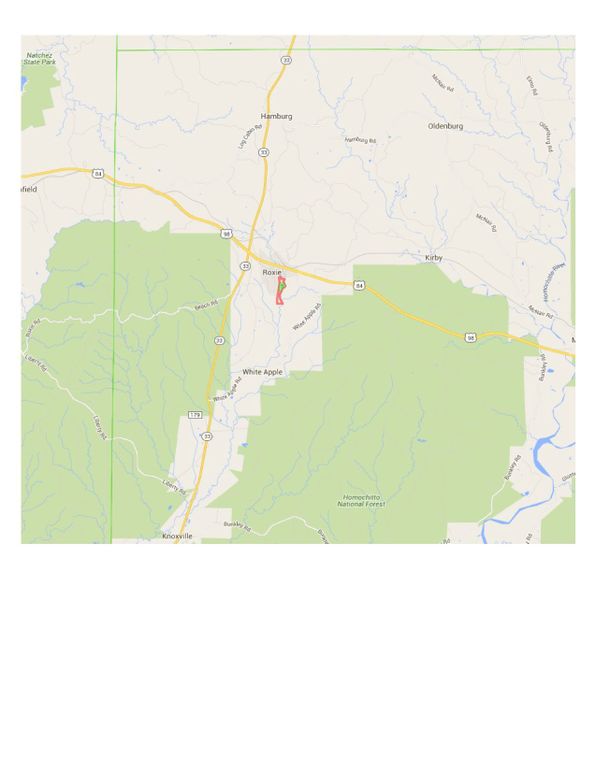 Location map on 68 franklin co. ms.