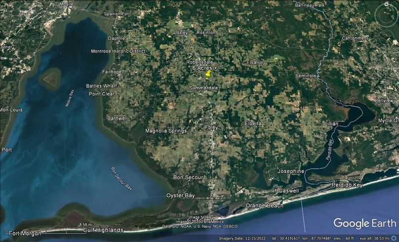 Aerial #6 Approx. 6 Acres Baldwin County, AL