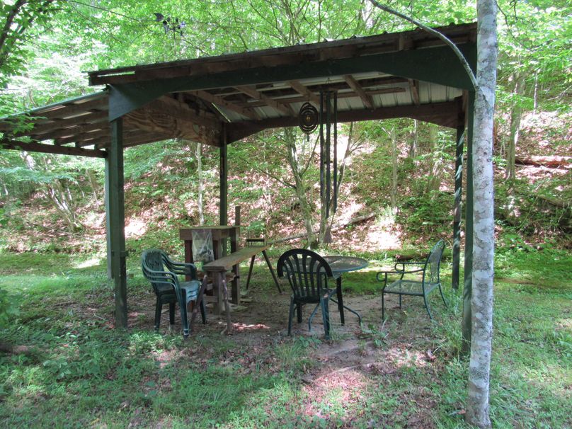 Sheltered picnic and shooting area