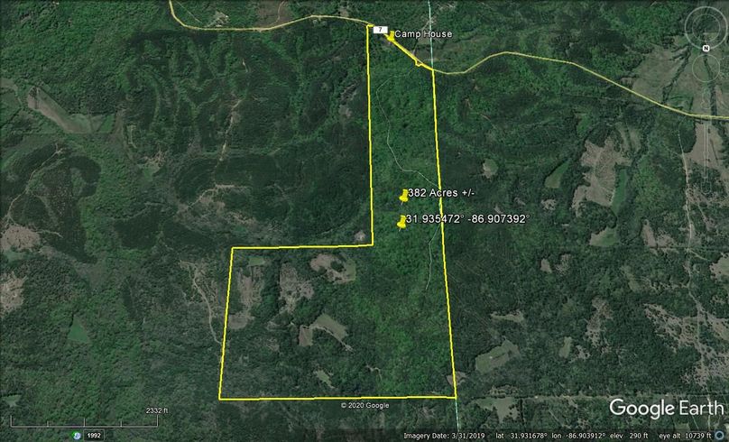 Aerial 4 approx. 382 acres butler county, al