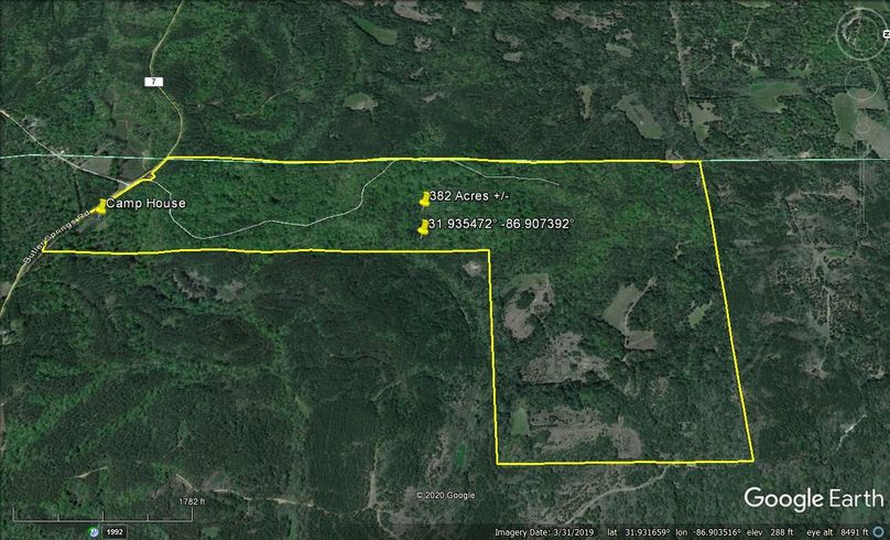 Aerial 5 approx. 382 acres butler county, al
