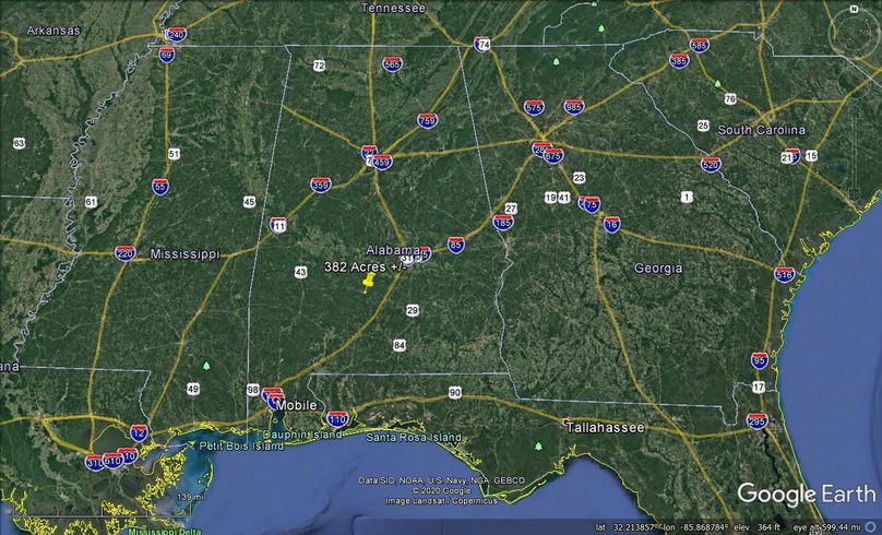 Aerial 9 approx. 382 acres butler county, al