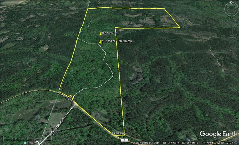 Aerial 2 approx. 382 acres butler county, al