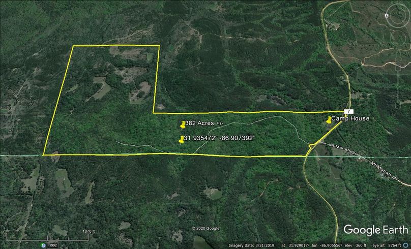 Aerial 3 approx. 382 acres butler county, al