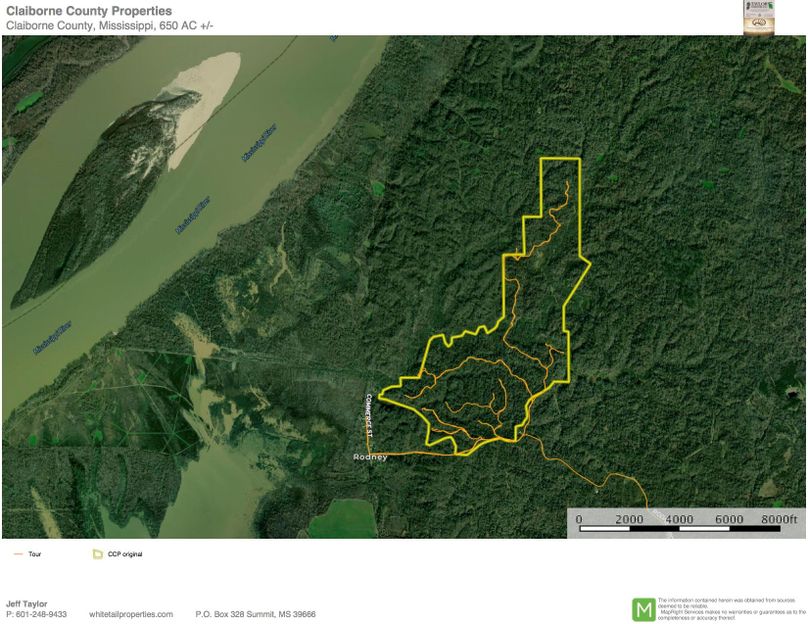 Claiborne county properties map