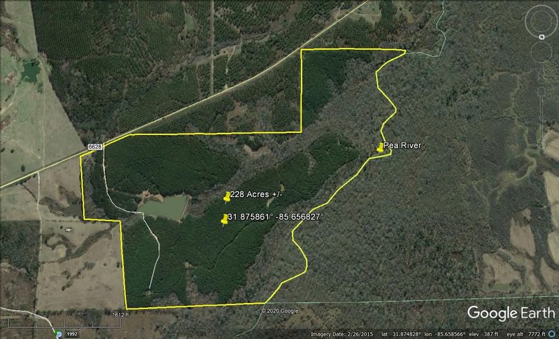Aerial 4 approx. 228 acres barbour county, al