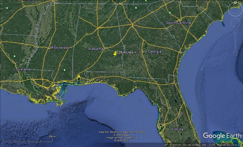 Aerial 9 approx. 228 acres barbour county, al