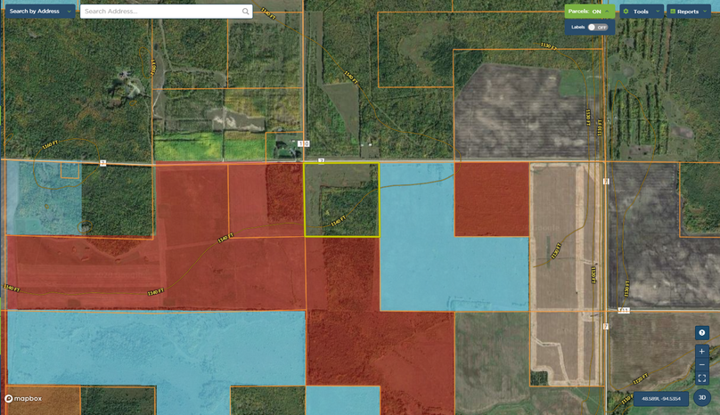 Low 40 public lands map