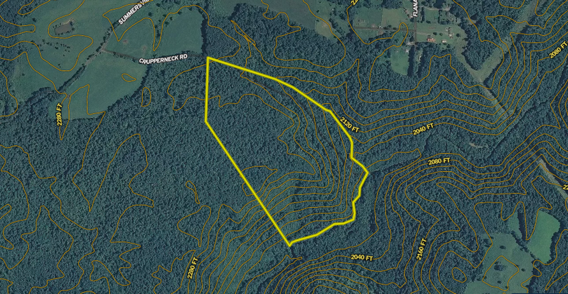 Tcp bright - tract 3 - 78 acres - aerial topo