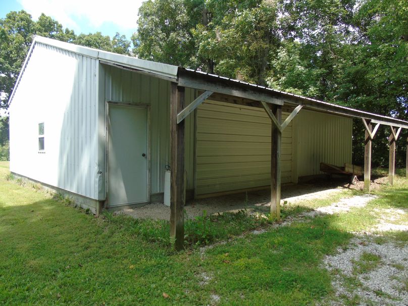 Metal storage shed w 2 rooms,  and electric