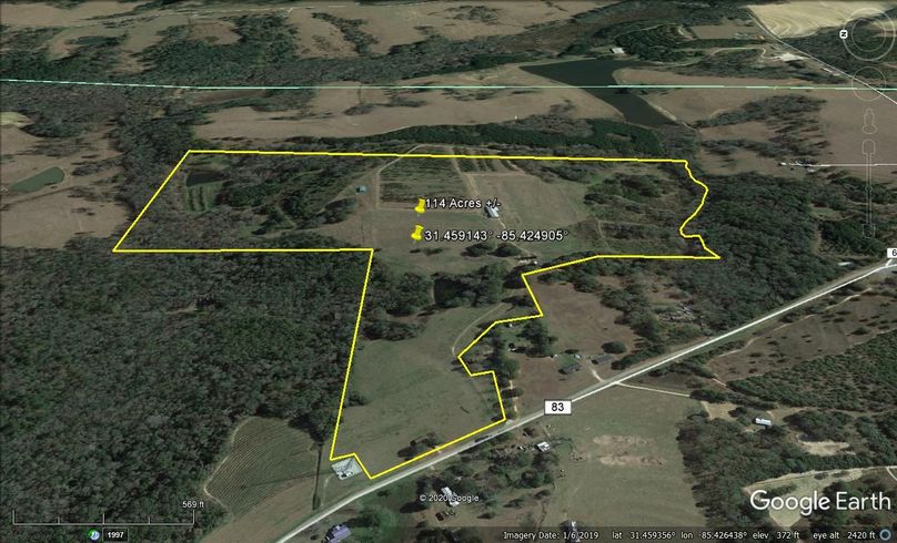 Aerial 3 approx. 114 acres dale county, al
