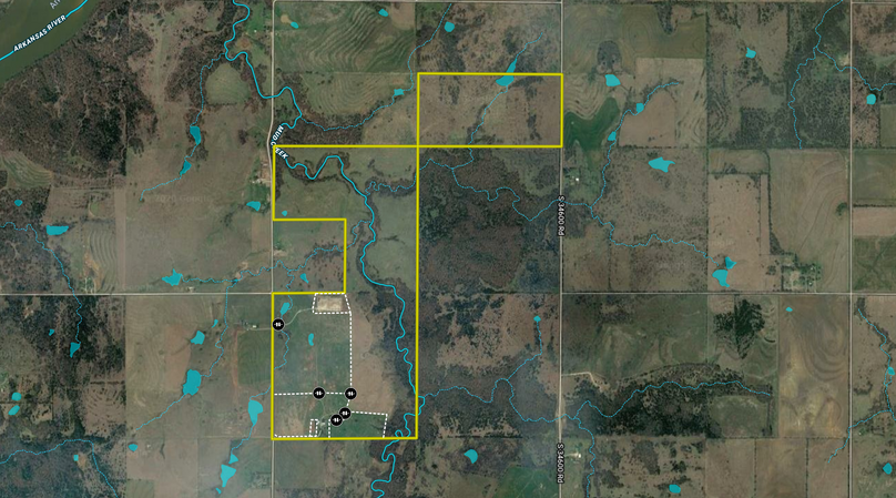 Pawnee 360 rice aerial 1