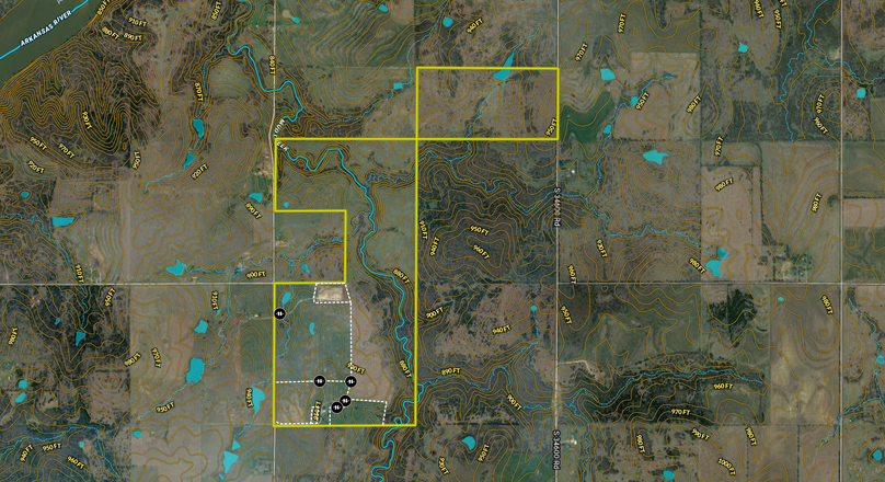 Pawnee 360 rice aerial 2