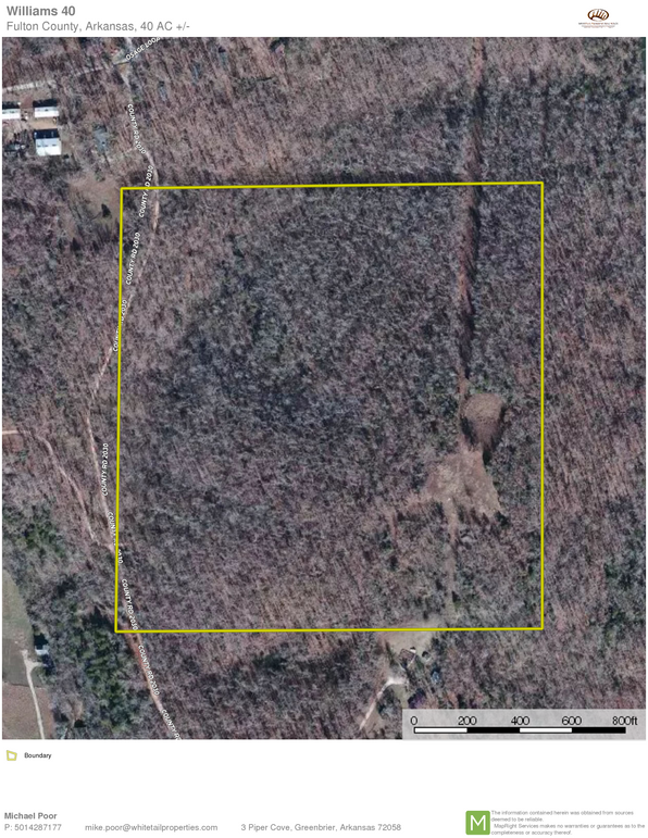 Williams 40 boundary