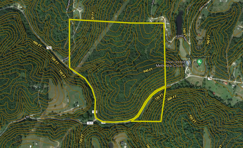 Richardson 107 - wood county - aerial topo