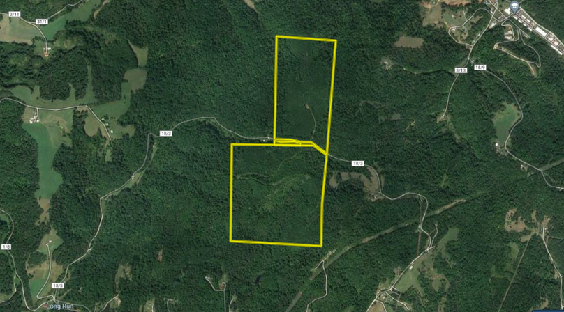 Flg - kelly tract - 191 acres - wood county wv - aerial close up