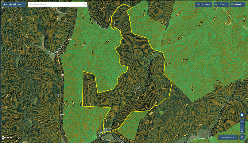 046 owsley 201 mapright aerial zoomed in with contour lines and dnf