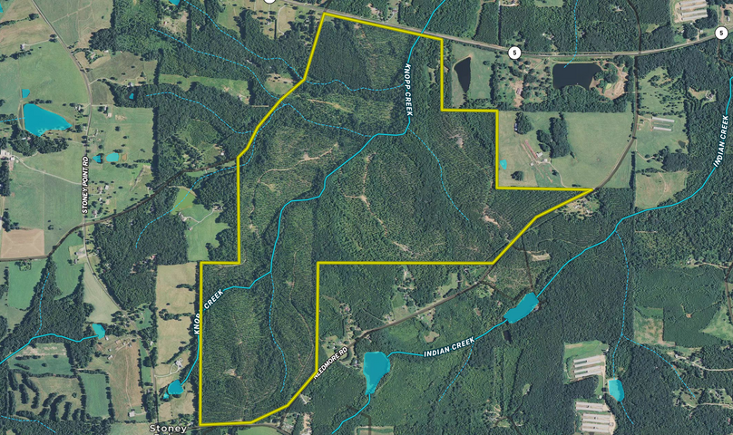 Carroll county, ga 587 water map
