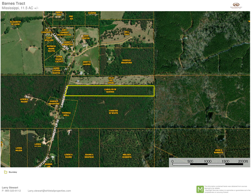 11.54 ac. ownership map