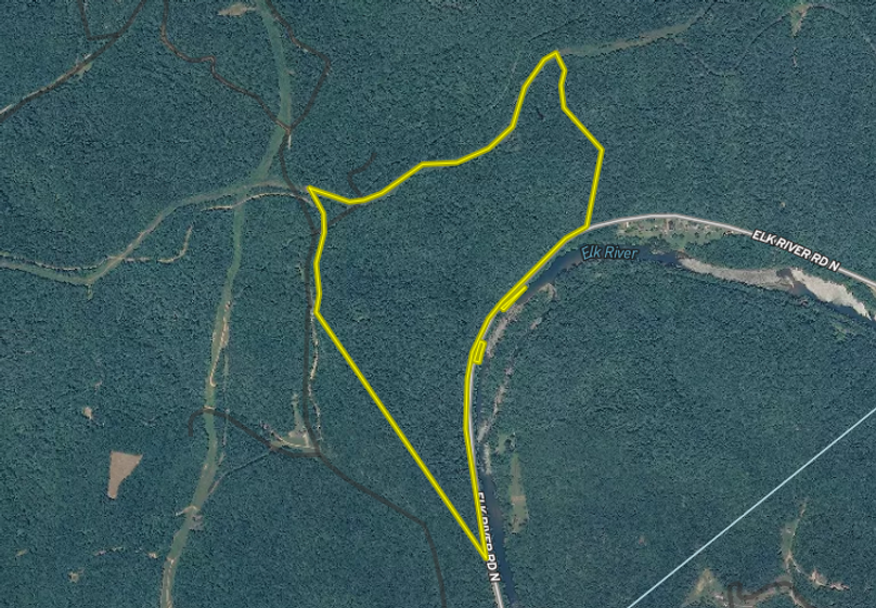 Tcp bright - tract 1 - 152 acres - kanawha county wv - aerial close up