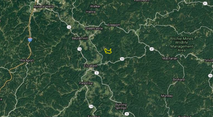 Greencastle 14 - 235 acres - wirt county wv - distant aerial