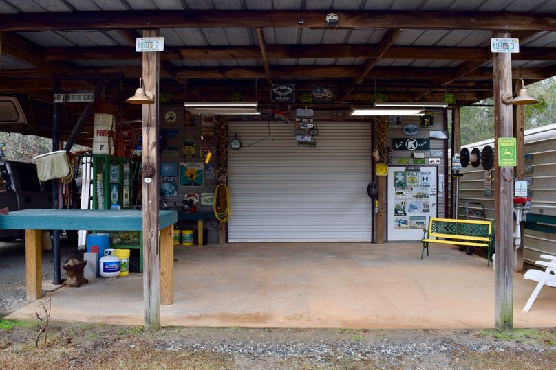 39 metal workshop building 24 x30 x14  with front overhang-2