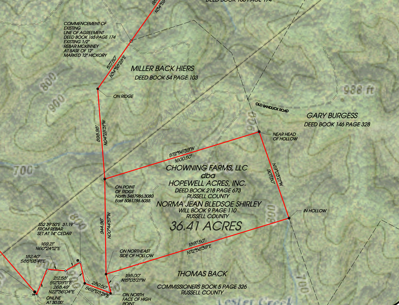 Cumberland 36.41 - plat map