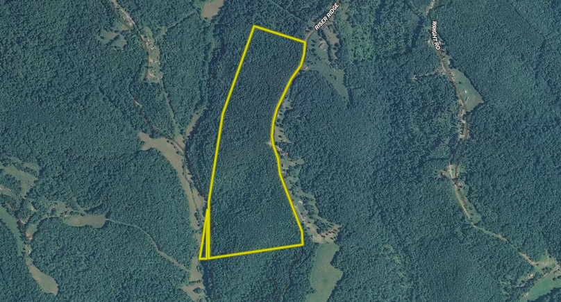 Robinson - 77 acres - wood county wv - aerial close up