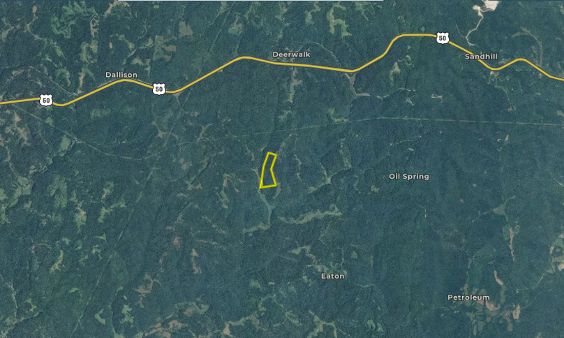 Robinson - 77 acres - wood county wv - distant aerial