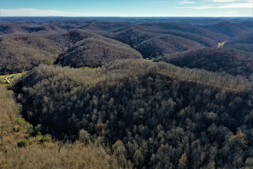 016 aerial drone shot from the north east boundary looking over the rolling hills