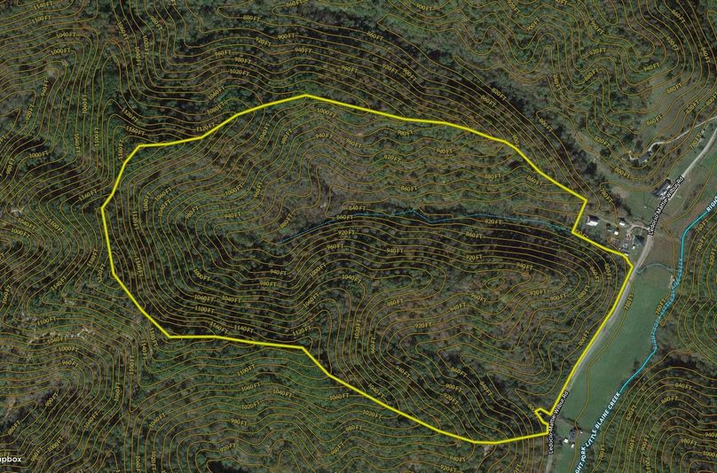 019 lawrence 97.4 mapright zoomed in with countour lines