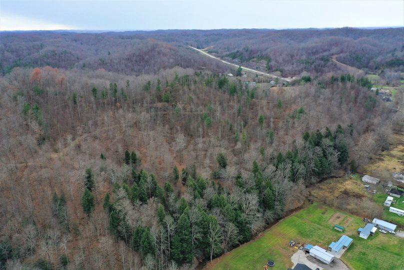 016 aerial drone shot from the northeast corner of the property