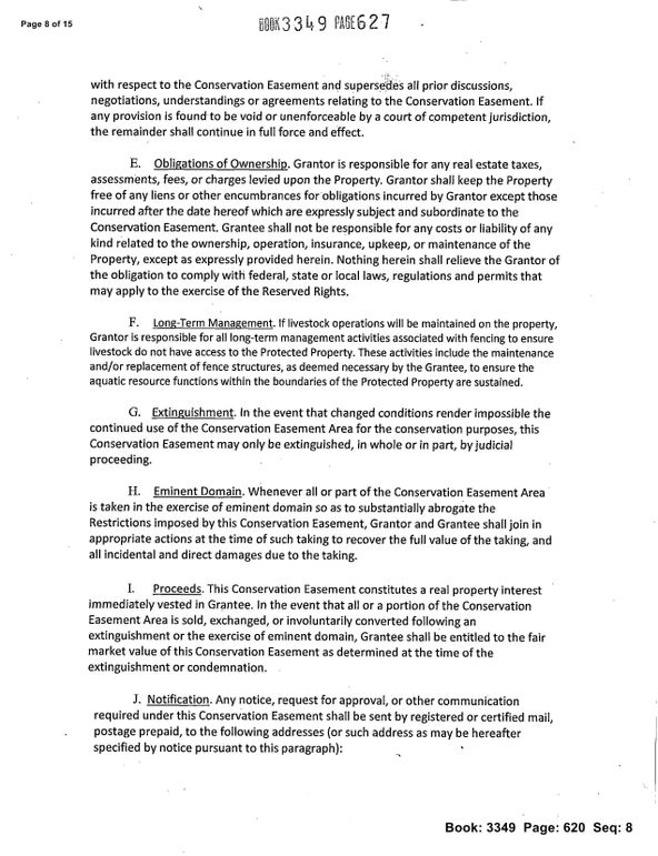 Recorded conservation easement page 08