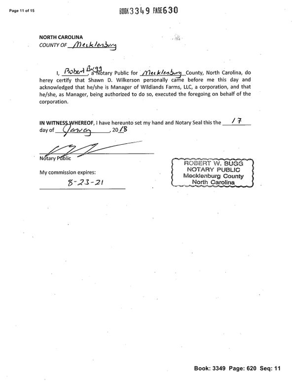 Recorded conservation easement page 11