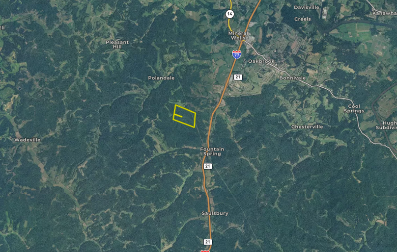 Distant aerial - stevens 143 - wood county wv