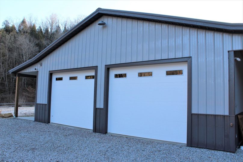 053 two bay garage for storing gear, atv s and even your farm equipment for food plots