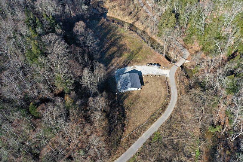 007 drone shot overlooking the lodge at the northeast corner of the property