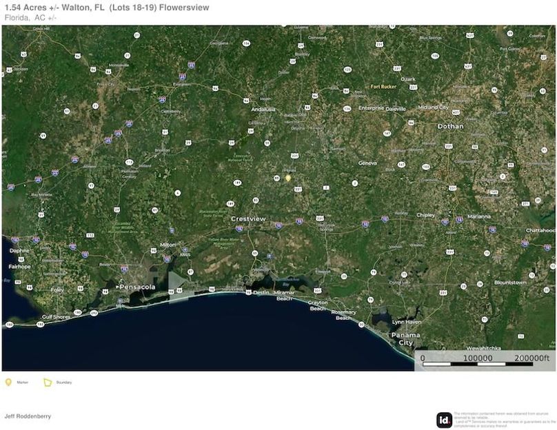 Extended Aerial #2 - 1.54 Acres of 16.64 Acres Walton, FL - Infinite Velocity Trust
