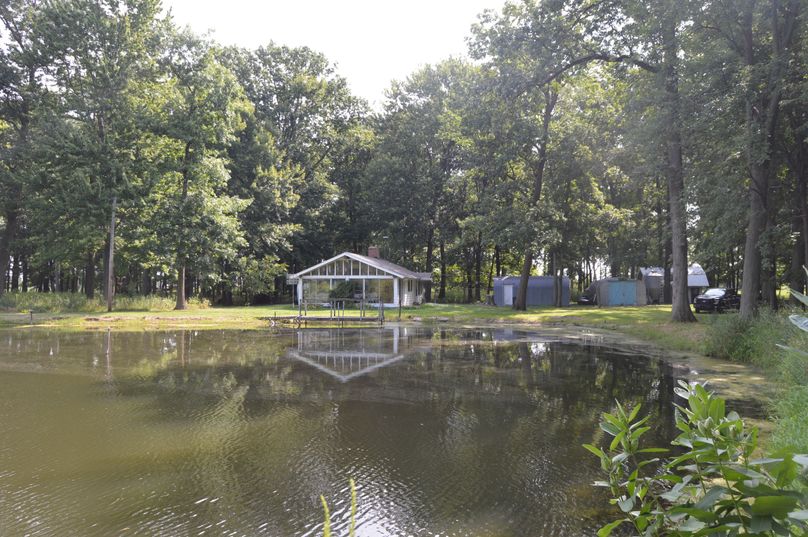 looking south from north side of pond
