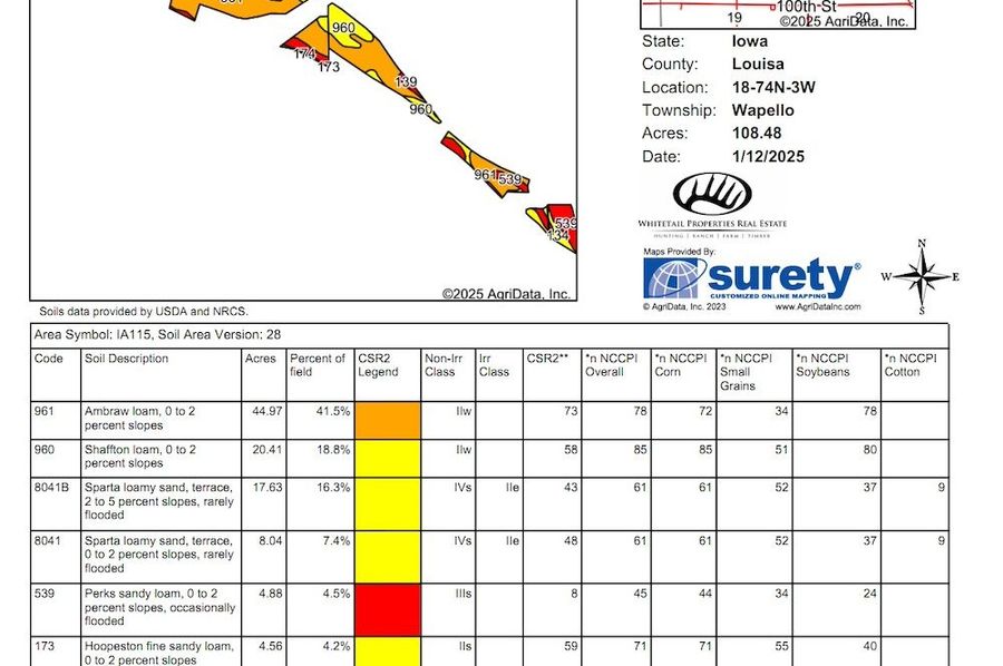 Louisa 540 Map - 05 Soils Map