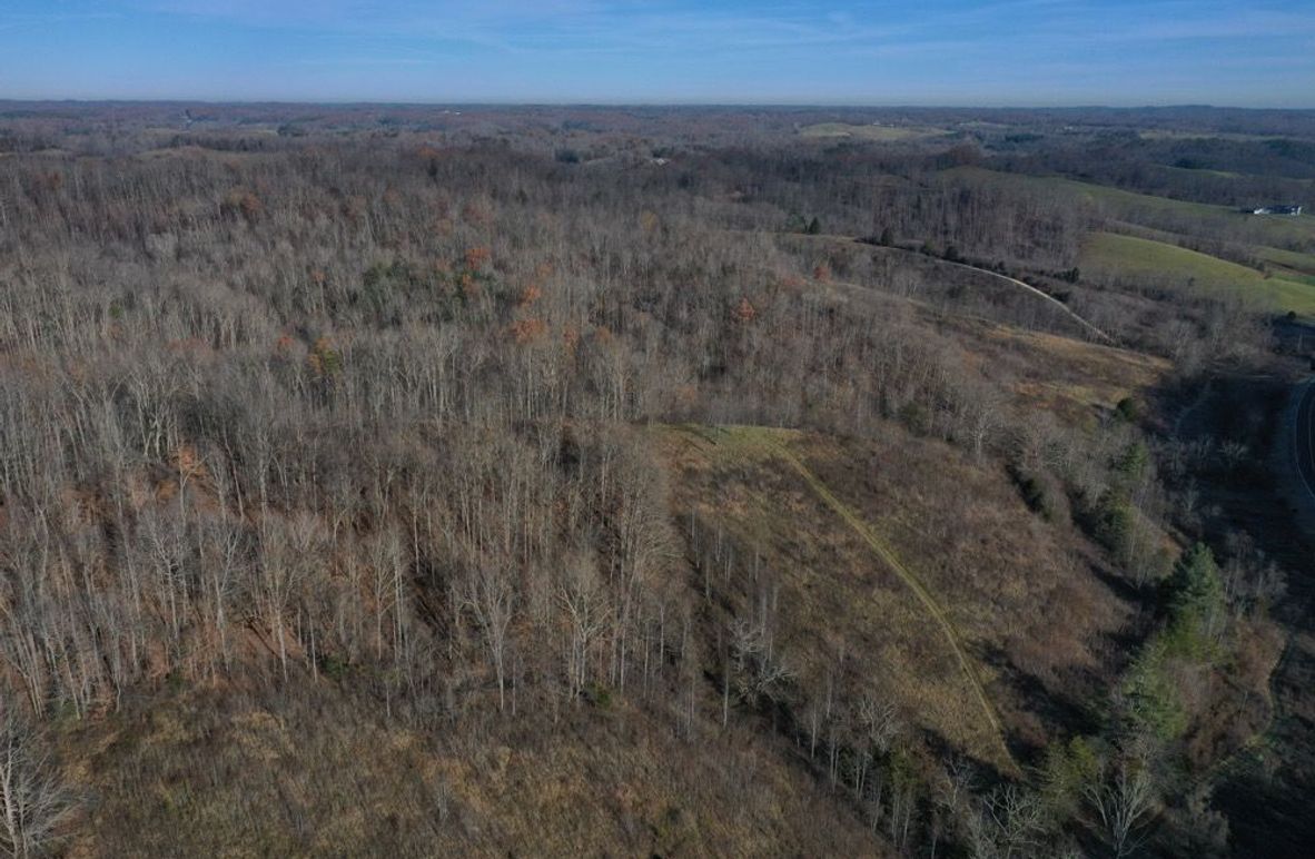 002 aerial drone shot from the south boundary looking to the northeast