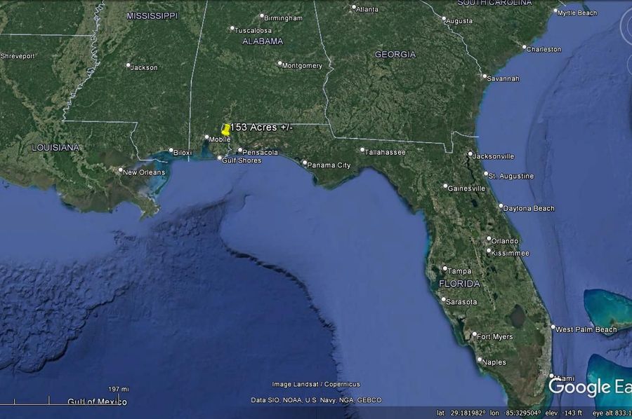 Aerial #9 Approx. 153 Acres Baldwin County, AL