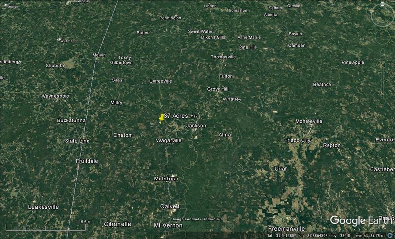 Aerial #7 Approx. 37 Acres Washington County, AL